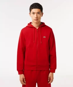 Lacoste Sweatshirts-Men'S Kangaroo Pocket Fleece Zipped Hoodie