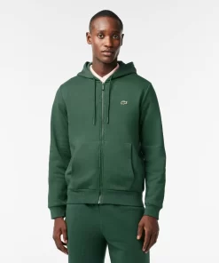 Lacoste Sweatshirts-Men'S Kangaroo Pocket Fleece Zipped Hoodie