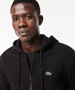 Lacoste Sweatshirts-Men'S Kangaroo Pocket Fleece Zipped Hoodie