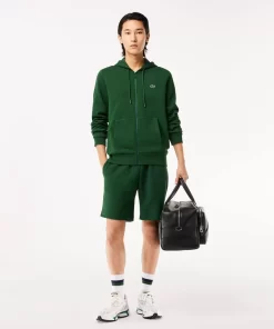 Lacoste Sweatshirts-Men'S Kangaroo Pocket Fleece Zipped Hoodie