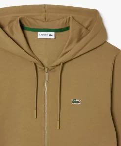 Lacoste Sweatshirts-Men'S Kangaroo Pocket Fleece Zipped Hoodie