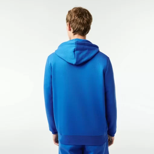 Lacoste Sweatshirts-Men'S Kangaroo Pocket Fleece Zipped Hoodie