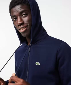 Lacoste Sweatshirts-Men'S Kangaroo Pocket Fleece Zipped Hoodie