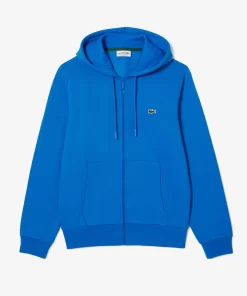 Lacoste Sweatshirts-Men'S Kangaroo Pocket Fleece Zipped Hoodie