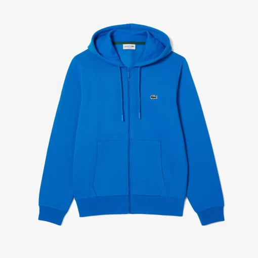 Lacoste Sweatshirts-Men'S Kangaroo Pocket Fleece Zipped Hoodie