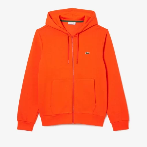 Lacoste Sweatshirts-Men'S Kangaroo Pocket Fleece Zipped Hoodie