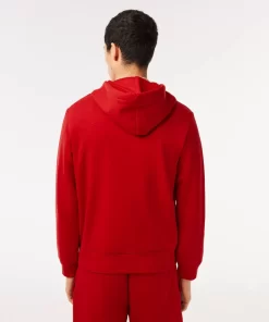 Lacoste Sweatshirts-Men'S Kangaroo Pocket Fleece Zipped Hoodie