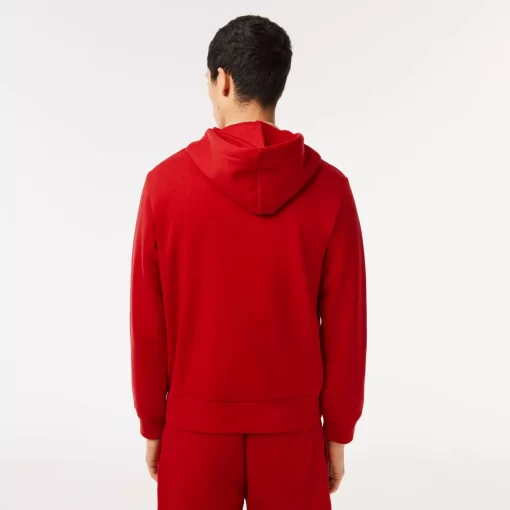 Lacoste Sweatshirts-Men'S Kangaroo Pocket Fleece Zipped Hoodie