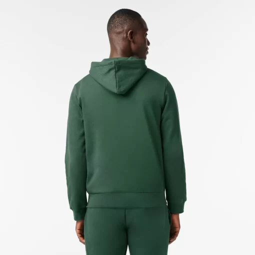 Lacoste Sweatshirts-Men'S Kangaroo Pocket Fleece Zipped Hoodie