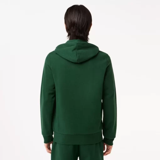 Lacoste Sweatshirts-Men'S Kangaroo Pocket Fleece Zipped Hoodie