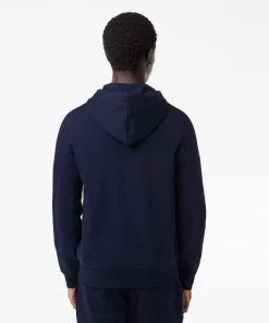 Lacoste Sweatshirts-Men'S Kangaroo Pocket Fleece Zipped Hoodie