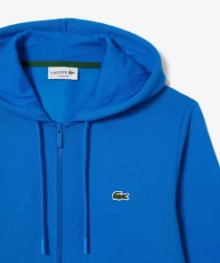 Lacoste Sweatshirts-Men'S Kangaroo Pocket Fleece Zipped Hoodie