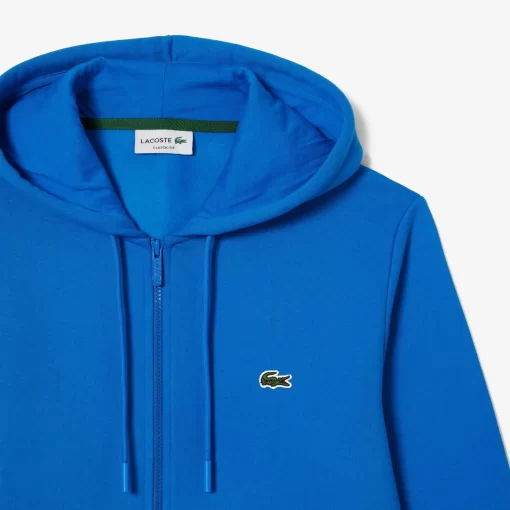 Lacoste Sweatshirts-Men'S Kangaroo Pocket Fleece Zipped Hoodie