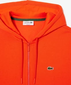 Lacoste Sweatshirts-Men'S Kangaroo Pocket Fleece Zipped Hoodie