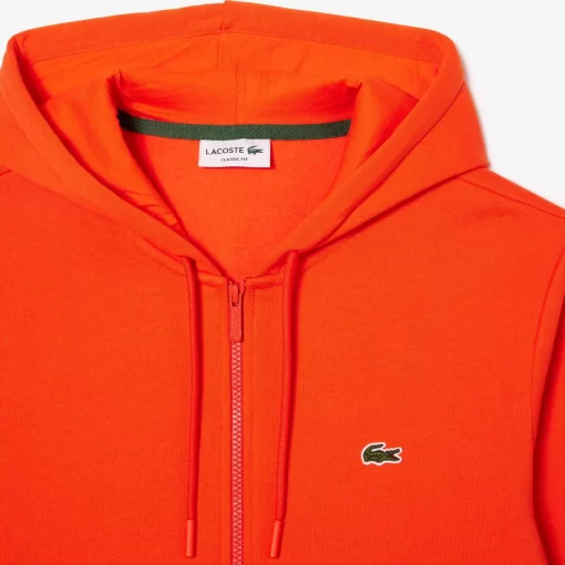 Lacoste Sweatshirts-Men'S Kangaroo Pocket Fleece Zipped Hoodie