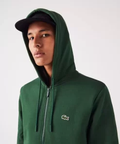 Lacoste Sweatshirts-Men'S Kangaroo Pocket Fleece Zipped Hoodie