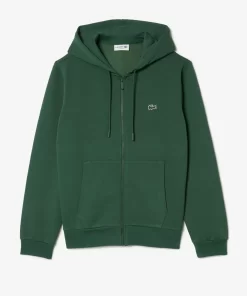 Lacoste Sweatshirts-Men'S Kangaroo Pocket Fleece Zipped Hoodie