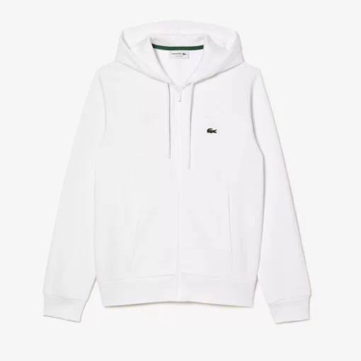 Lacoste Sweatshirts-Men'S Kangaroo Pocket Fleece Zipped Hoodie