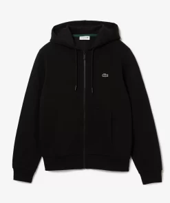 Lacoste Sweatshirts-Men'S Kangaroo Pocket Fleece Zipped Hoodie