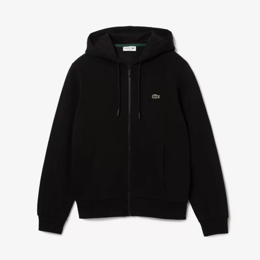 Lacoste Sweatshirts-Men'S Kangaroo Pocket Fleece Zipped Hoodie