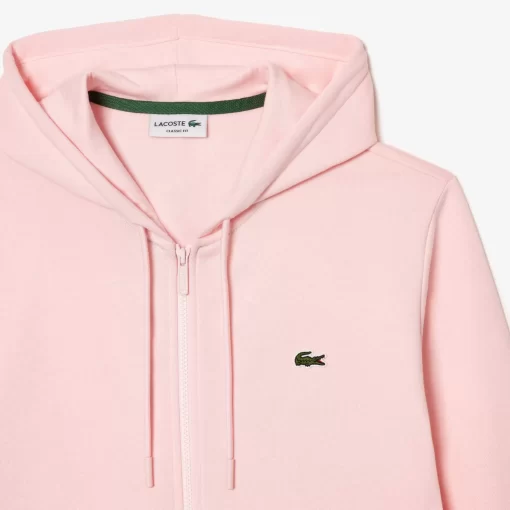 Lacoste Sweatshirts-Men'S Kangaroo Pocket Fleece Zipped Hoodie