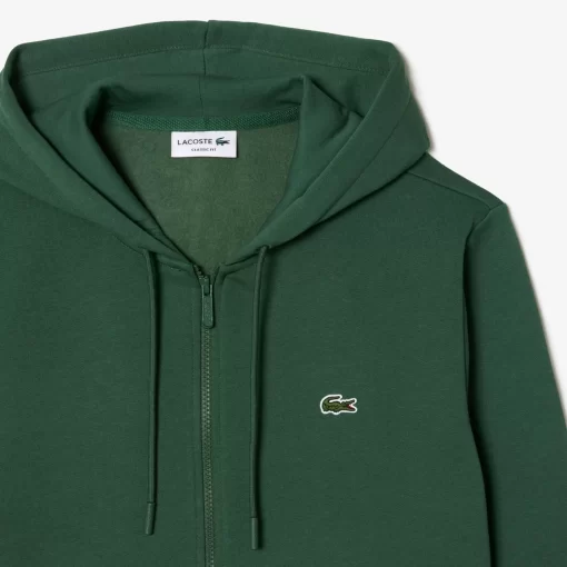 Lacoste Sweatshirts-Men'S Kangaroo Pocket Fleece Zipped Hoodie