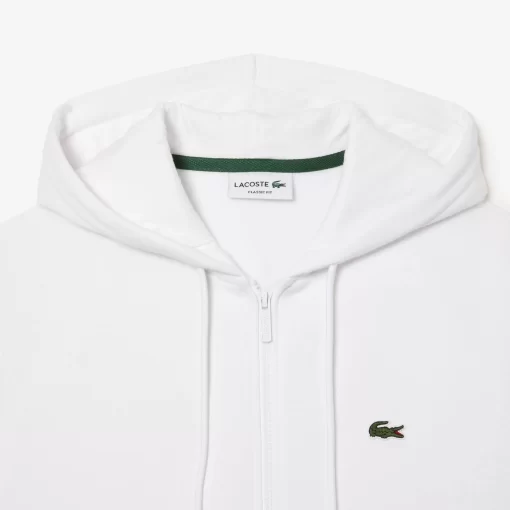 Lacoste Sweatshirts-Men'S Kangaroo Pocket Fleece Zipped Hoodie