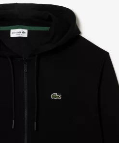 Lacoste Sweatshirts-Men'S Kangaroo Pocket Fleece Zipped Hoodie