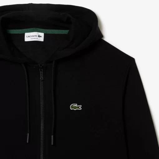 Lacoste Sweatshirts-Men'S Kangaroo Pocket Fleece Zipped Hoodie