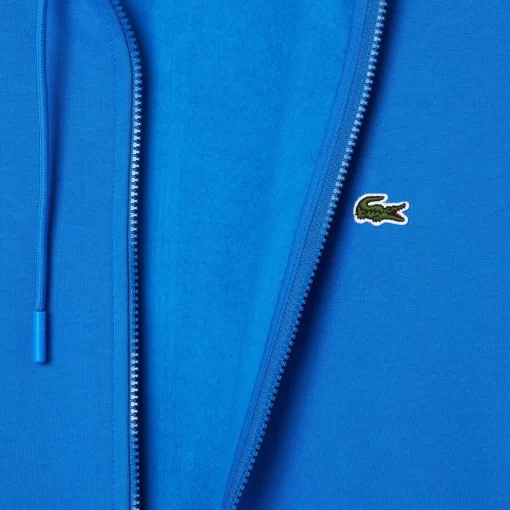 Lacoste Sweatshirts-Men'S Kangaroo Pocket Fleece Zipped Hoodie