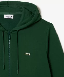 Lacoste Sweatshirts-Men'S Kangaroo Pocket Fleece Zipped Hoodie