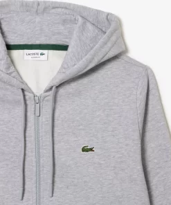 Lacoste Sweatshirts-Men'S Kangaroo Pocket Fleece Zipped Hoodie