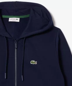 Lacoste Sweatshirts-Men'S Kangaroo Pocket Fleece Zipped Hoodie