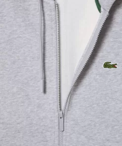 Lacoste Sweatshirts-Men'S Kangaroo Pocket Fleece Zipped Hoodie