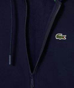 Lacoste Sweatshirts-Men'S Kangaroo Pocket Fleece Zipped Hoodie