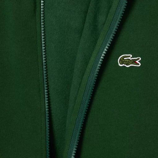 Lacoste Sweatshirts-Men'S Kangaroo Pocket Fleece Zipped Hoodie