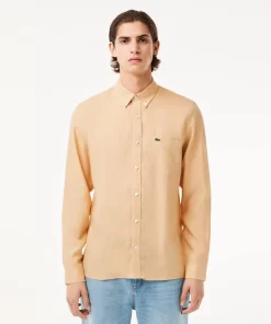 Lacoste Shirts-Men'S Linen Shirt