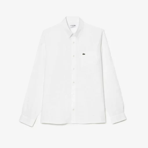 Lacoste Shirts-Men'S Linen Shirt