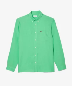 Lacoste Shirts-Men'S Linen Shirt