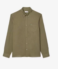 Lacoste Shirts-Men'S Linen Shirt