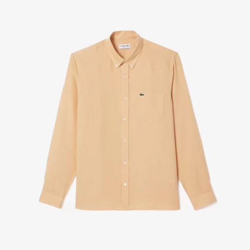 Lacoste Shirts-Men'S Linen Shirt