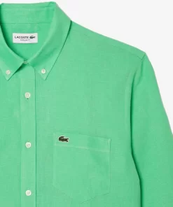 Lacoste Shirts-Men'S Linen Shirt