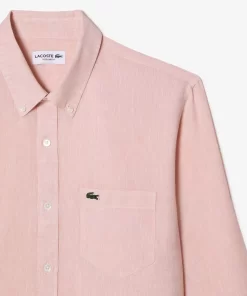 Lacoste Shirts-Men'S Linen Shirt