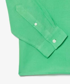 Lacoste Shirts-Men'S Linen Shirt