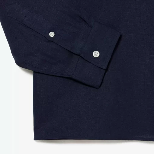 Lacoste Shirts-Men'S Linen Shirt