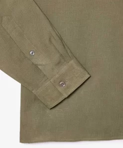 Lacoste Shirts-Men'S Linen Shirt