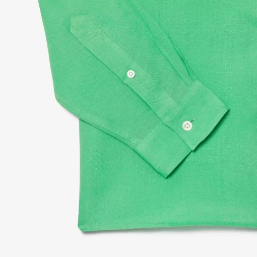 Lacoste Shirts-Men'S Linen Shirt