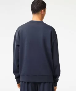 Lacoste Sweatshirts-Men'S Loose Fit Branded Sweatshirt