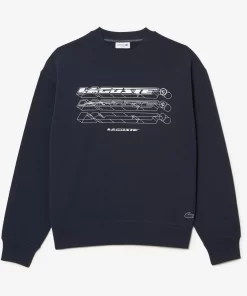 Lacoste Sweatshirts-Men'S Loose Fit Branded Sweatshirt