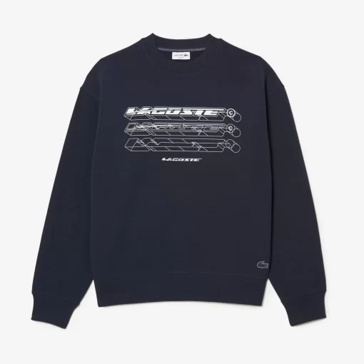 Lacoste Sweatshirts-Men'S Loose Fit Branded Sweatshirt